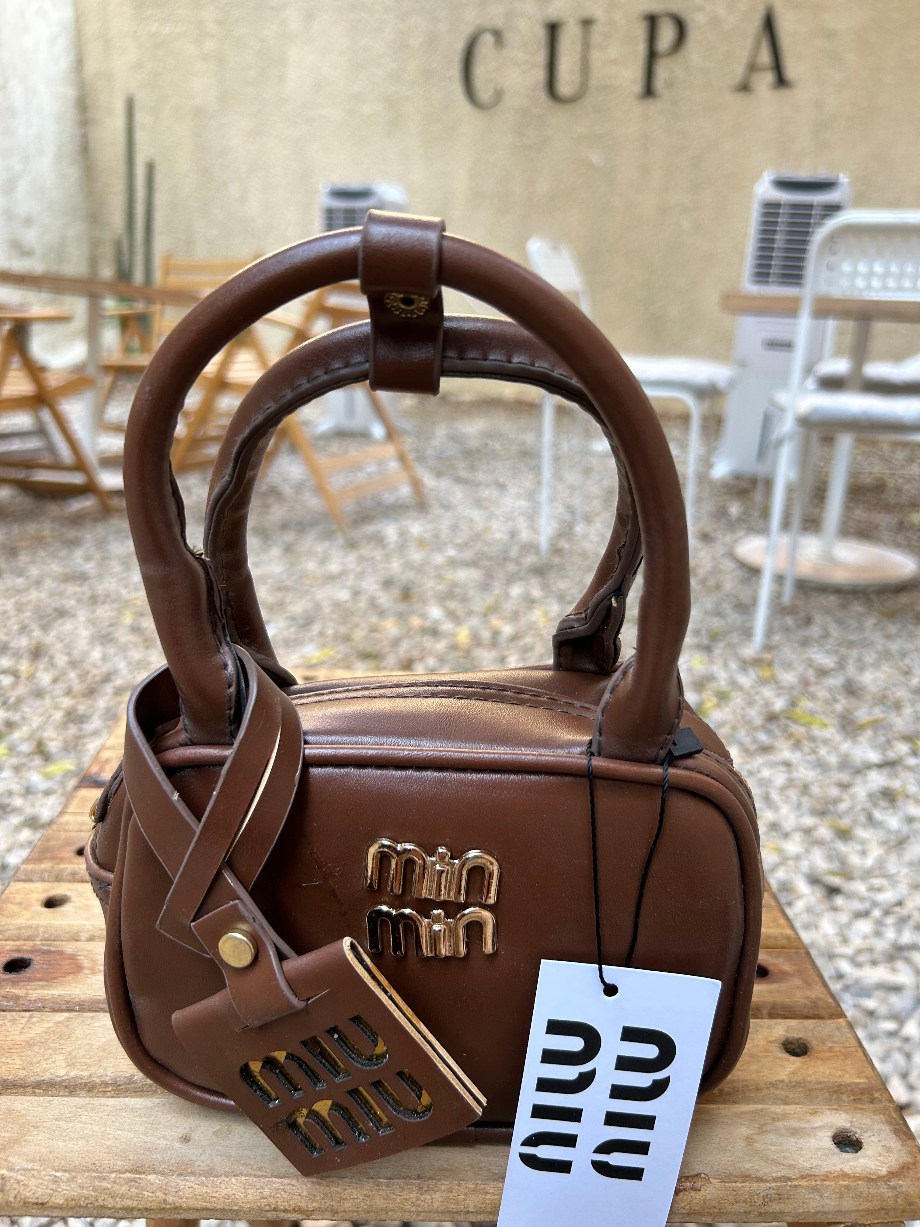 Miu Miu Mini Bag-Dark brown