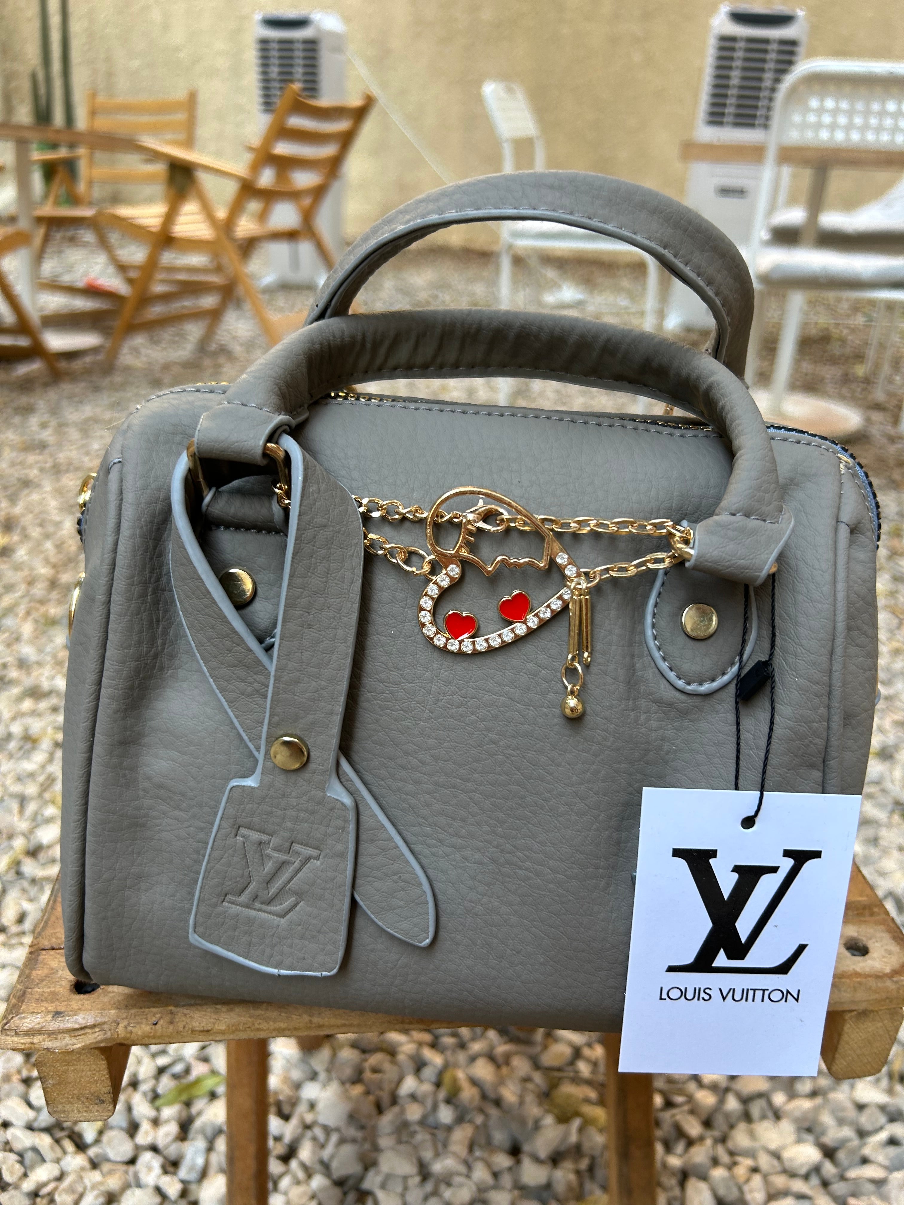 Louis Vuitton Medium Handbag-Grey